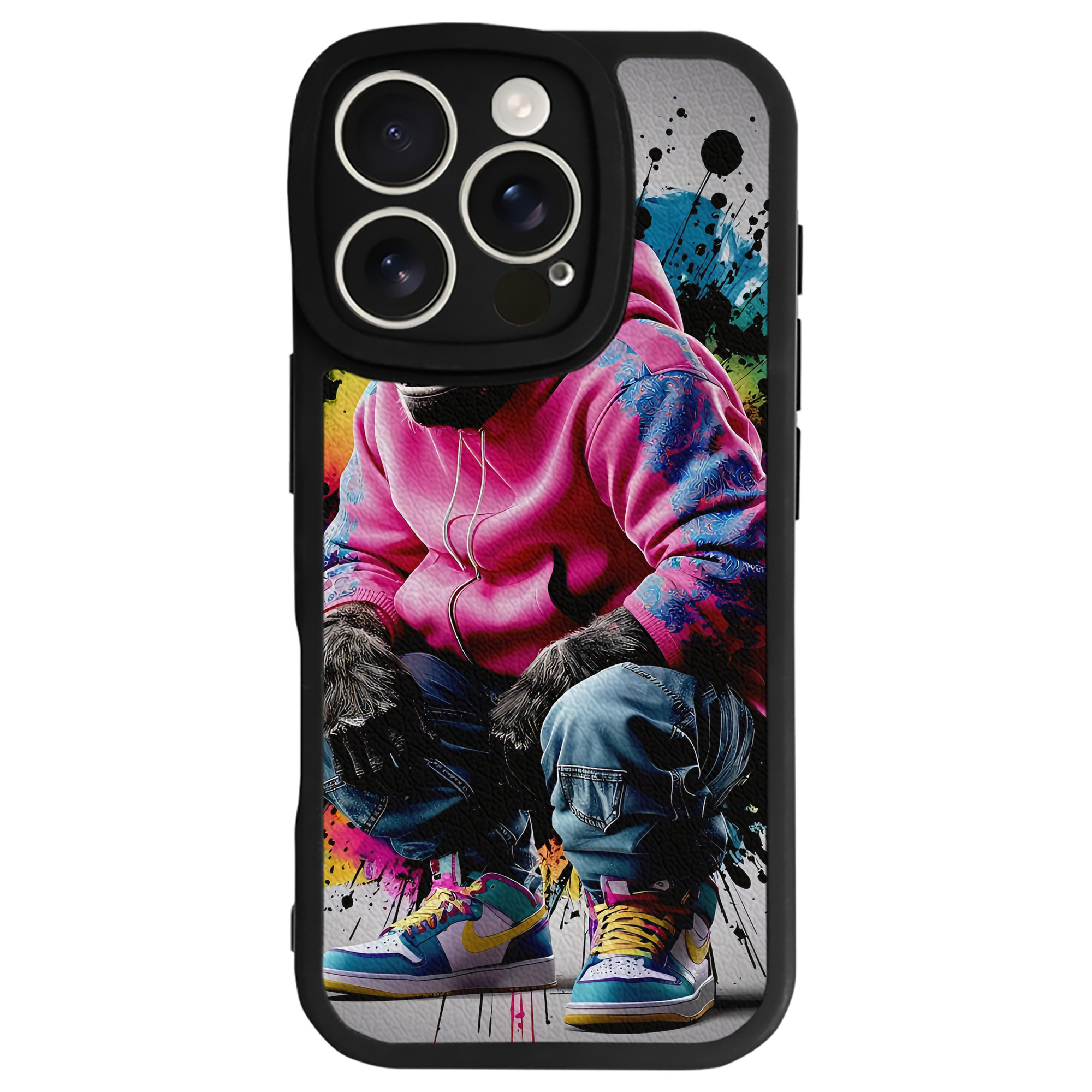 （画像用） ミッキーマウス Mickey Mouse 【iPhone 16シリーズ対応】シリコンスマホケース（レザー調） 材質：シリコン
